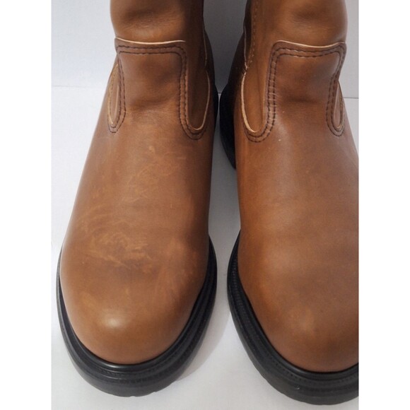 Vtg Red Wing Work Pecos Boots Men\'s Sz 8 SuperSole Leather Boots Steel Toe Brown main image 10